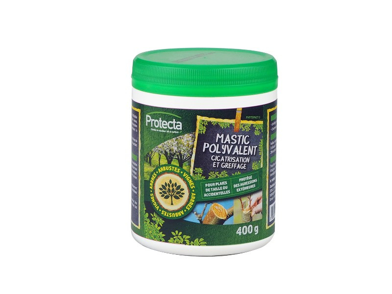 Mastic arboricole polyvalent 400g cicatrisation et greffage.