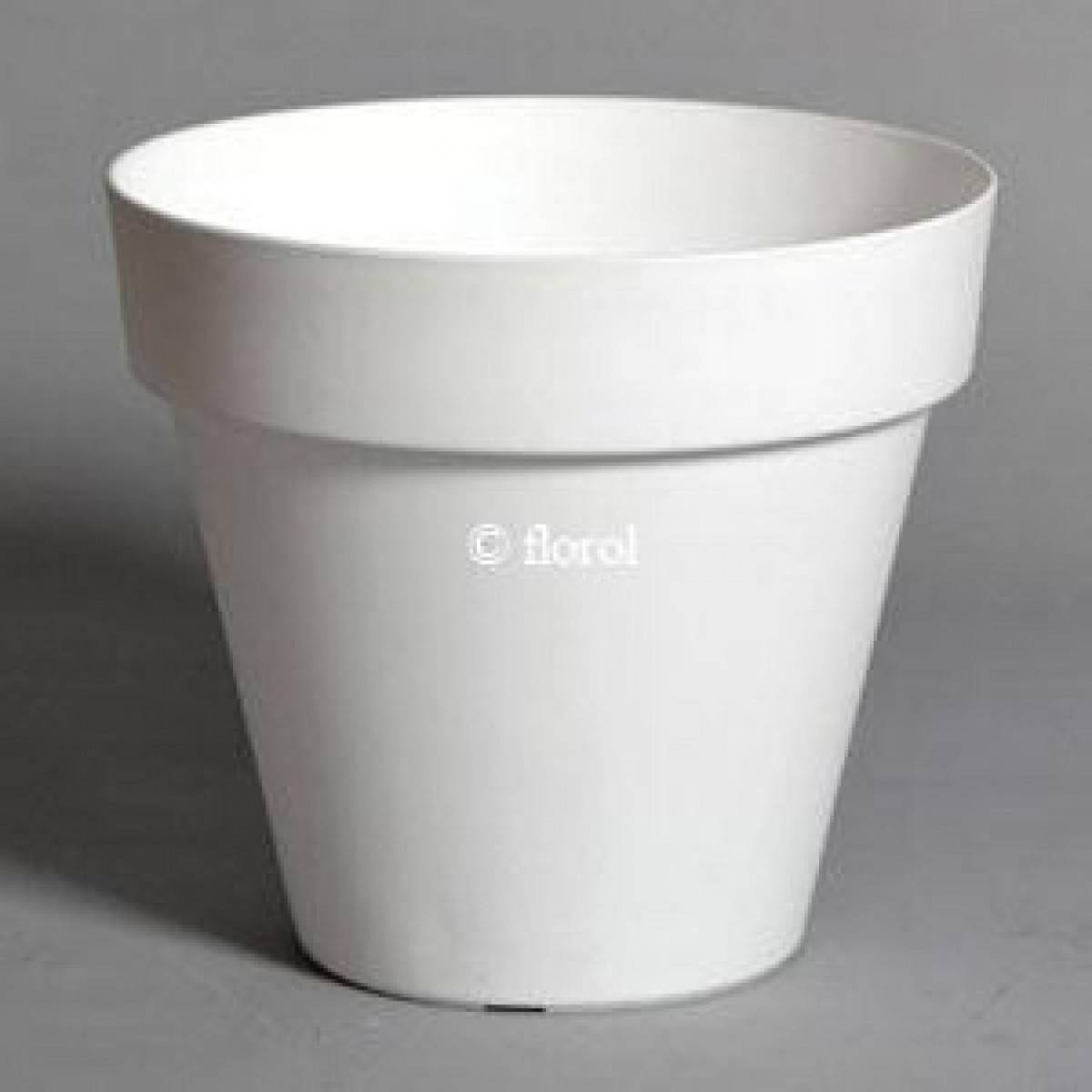 Pot plastique RIO blanc Ø 34 cm. Pot plastique RIO blanc Ø 34 cm.
