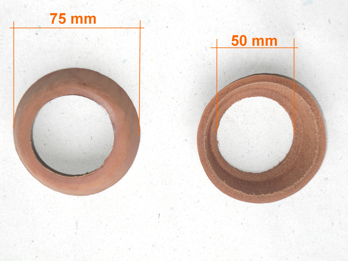 Joint cuir de 75 mm pour pompe à bras - Florol
