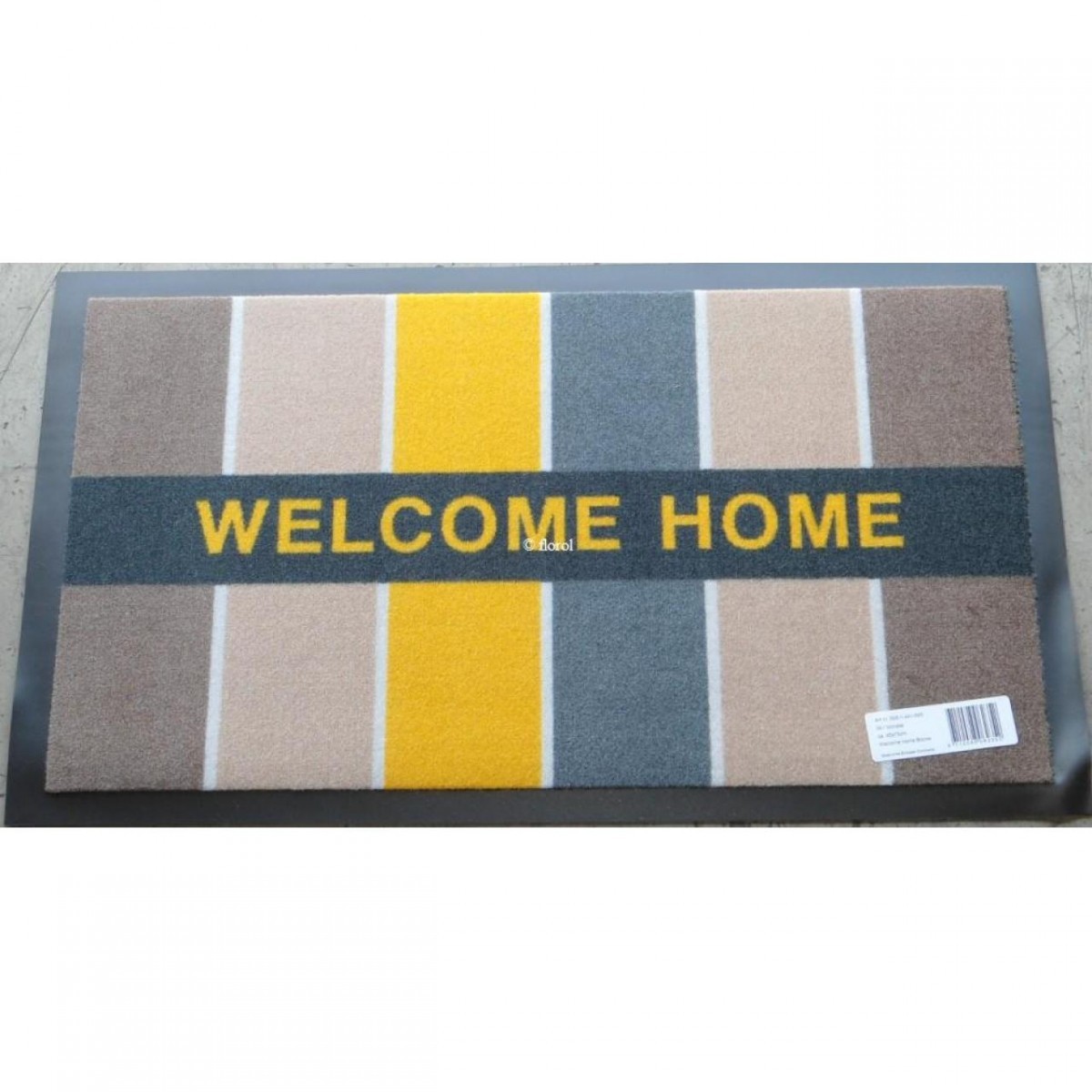 Paillasson welcome home imprimé 100% polyamide 45x75 cm. Paillasson welcome home imprimé 100% polyamide 45x75 cm.