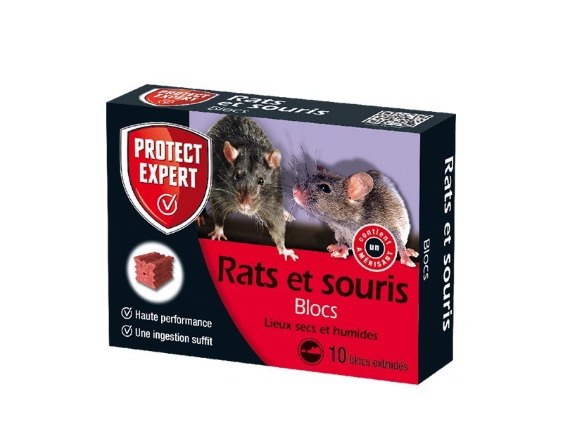 Rats Souris Blocs 300g Florol Rats Souris Blocs 300g Florol