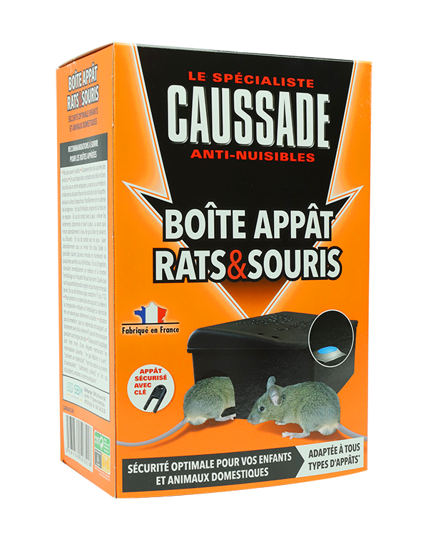 Boite appât rats et souris avec clé - Florol