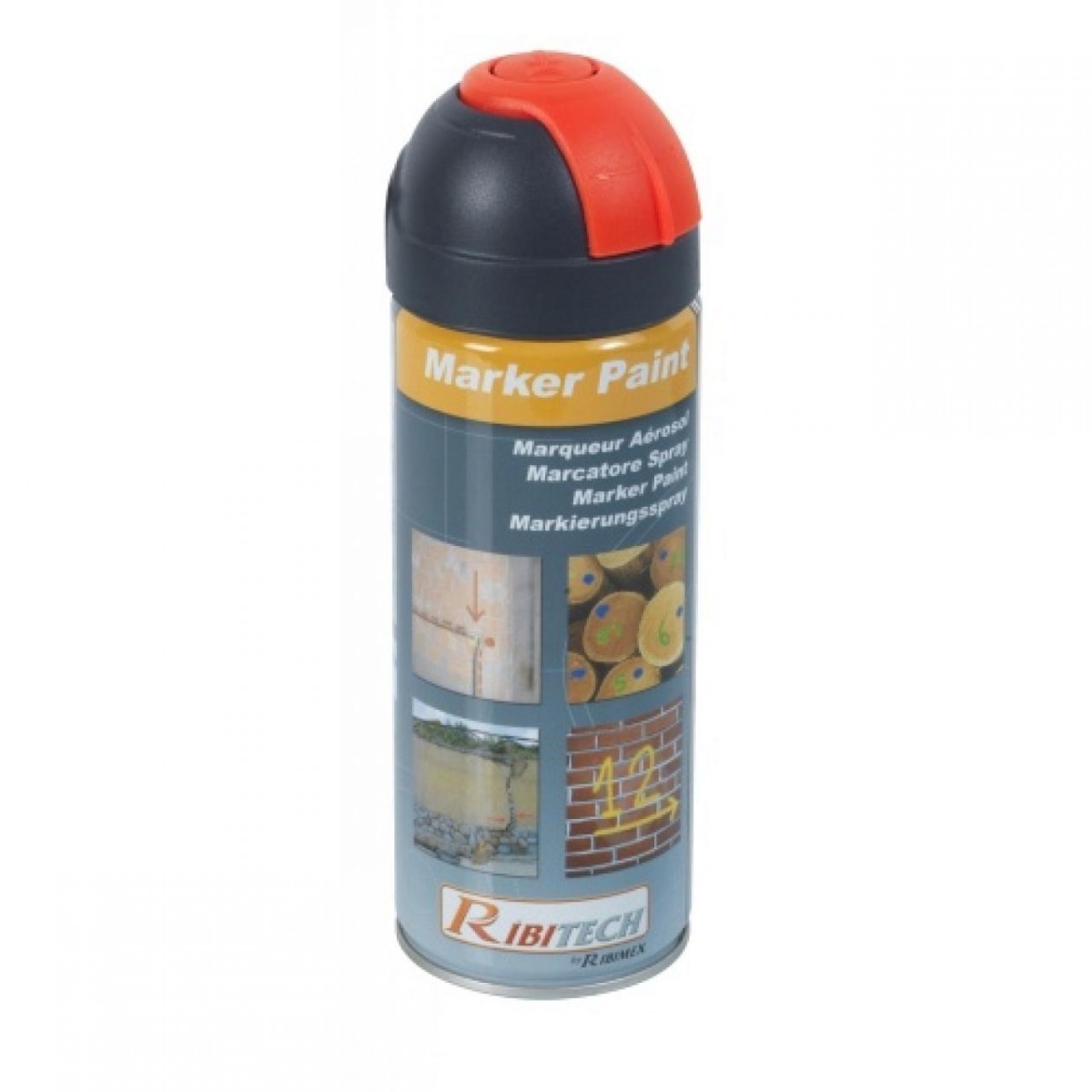 Marqueur peinture 400 ml rouge fluo Marqueur peinture 400 ml rouge fluo