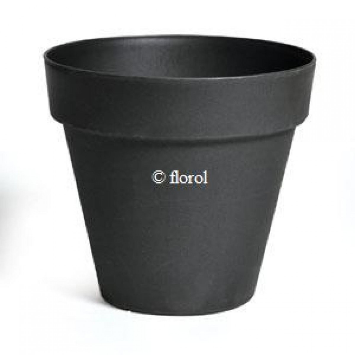 Pot plastique RIO anthracite Ø 26 cm. Pot plastique RIO anthracite Ø 26 cm.