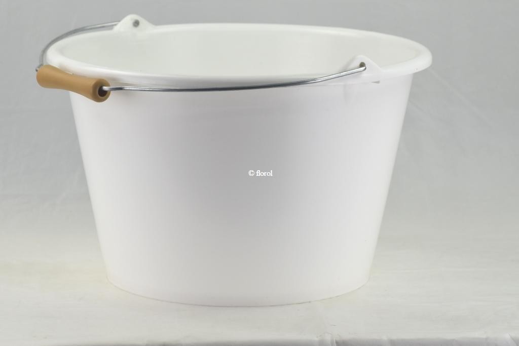 Seau de vendange blanc alimentaire 16 litres - Florol