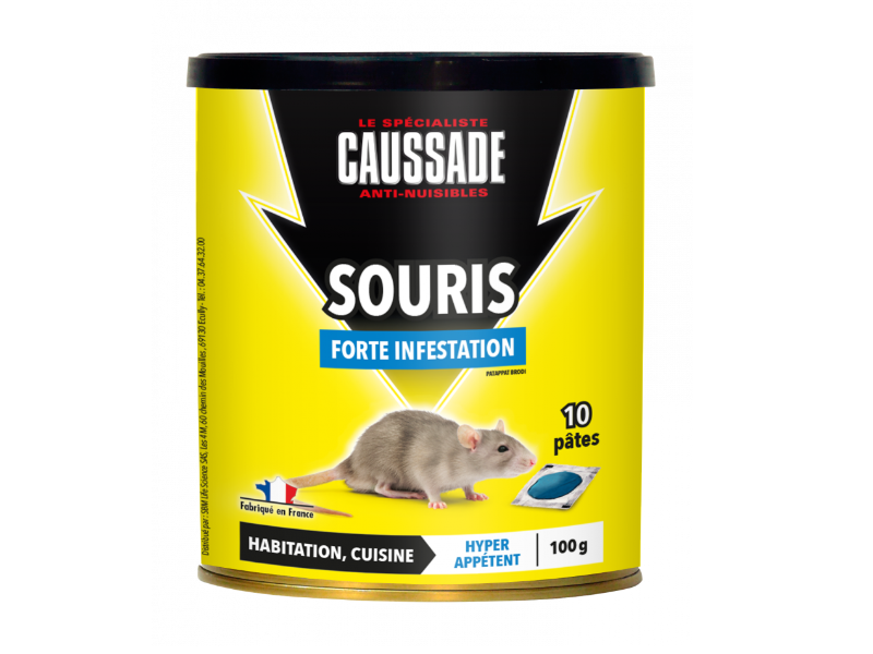 Souris pat'appât forte infestation 100 g - Florol