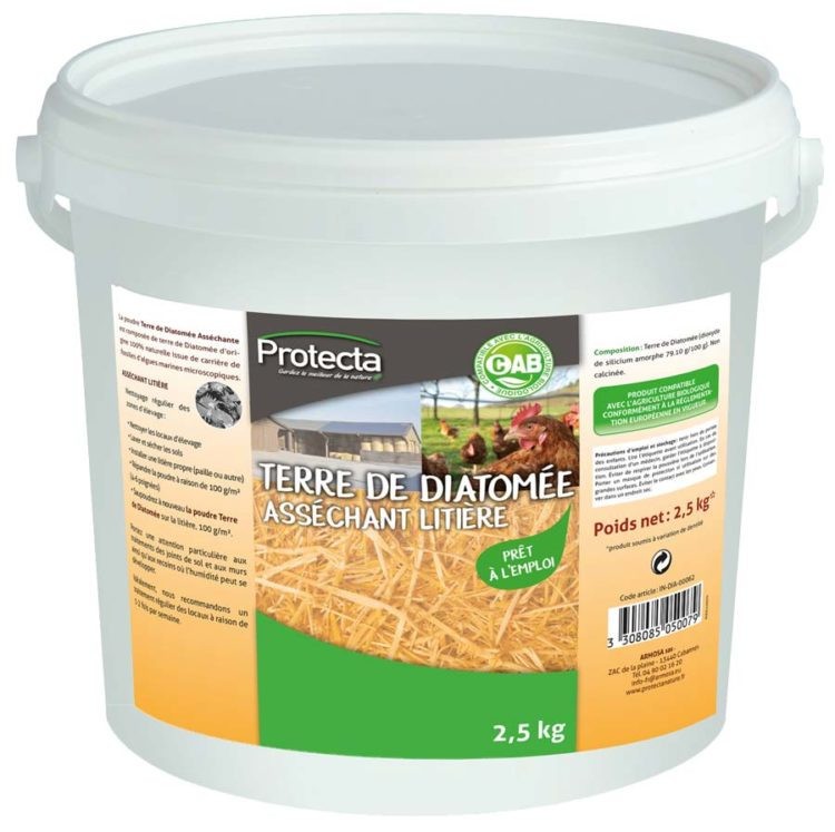 Terre de diatomée basse-cour 2.5 Kg - Florol