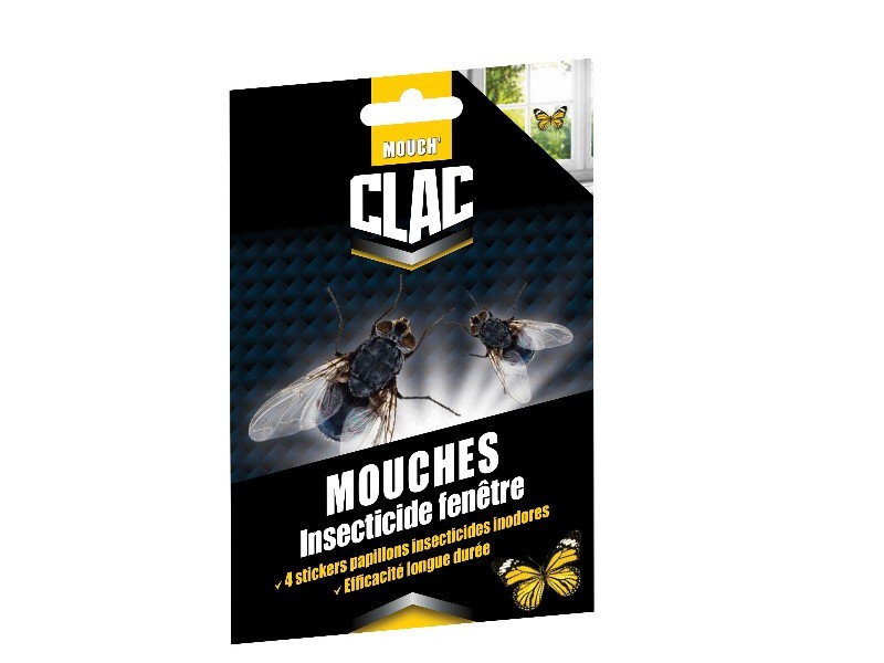 40 Pièces Mouches Piège Autocollant de Fenêtre Attrape Moucheron