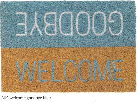 Tapis paillasson coco 40x60 welcome goodbye