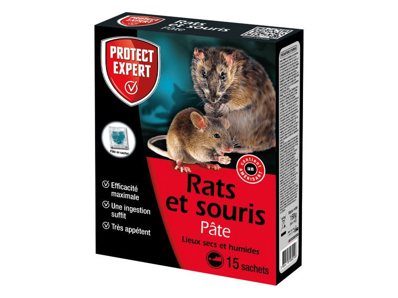Rats souris pâte 150 g efficacité maximale.. - Florol