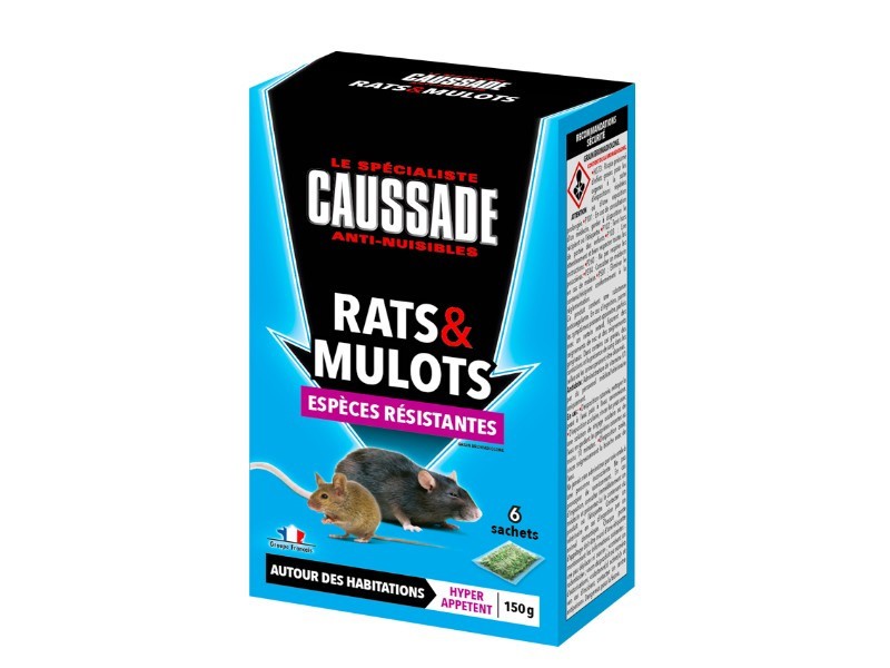 Rats et mulots 150 g forte infestation. - Florol