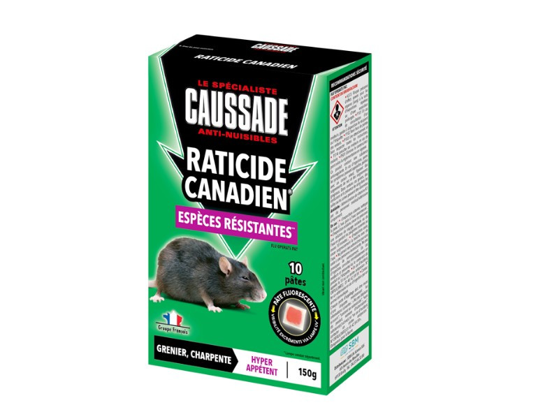Raticide canadien espèces résistantes pâtes 150 g - Florol