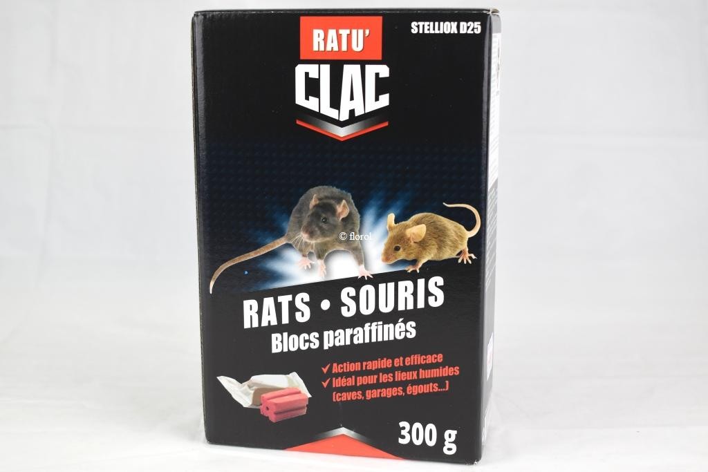 Blocs - Rats et Souris - Efficacité Radicale spécial lieux humides