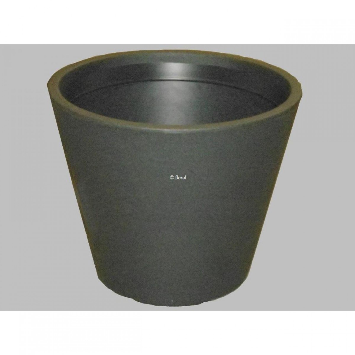Pot rotomoulé Ribeira anthracite. Pot rotomoulé Ribeira anthracite.