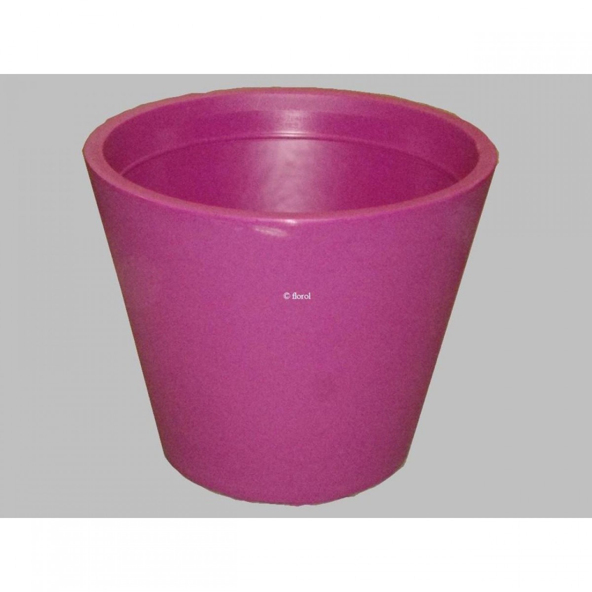 Pot rotomoulé Ribeira Ø fuchsia. Pot rotomoulé Ribeira Ø fuchsia.