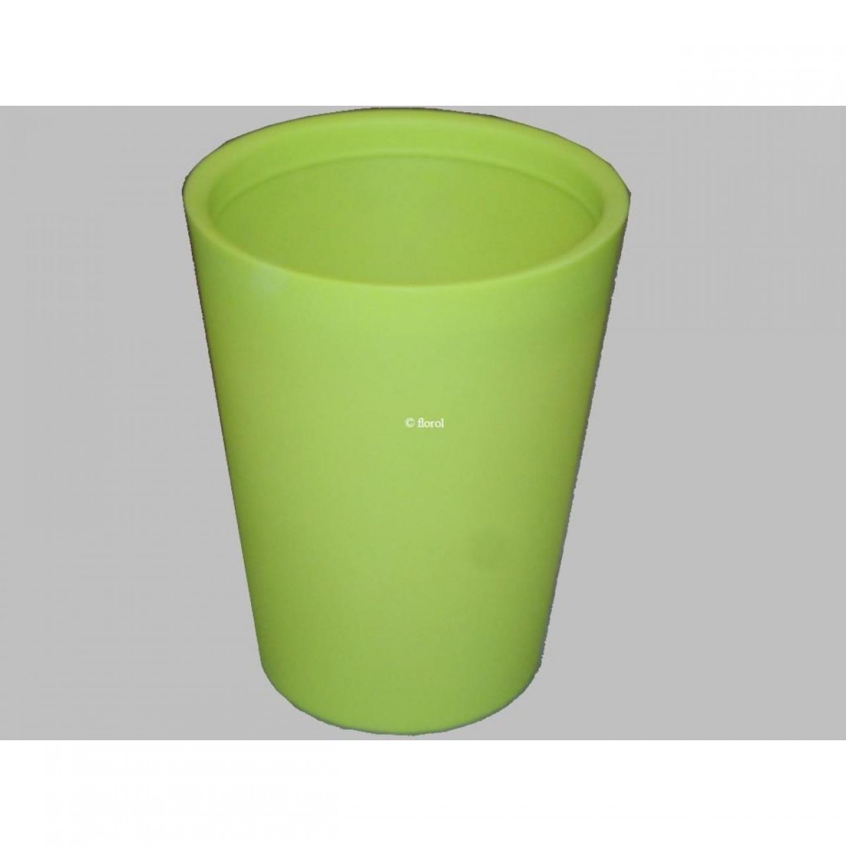 Pot plastique rotomoulé Zamora Ø 49 x ht 66 cm kiwi. Pot plastique rotomoulé Zamora Ø 49 x ht 66 cm kiwi.