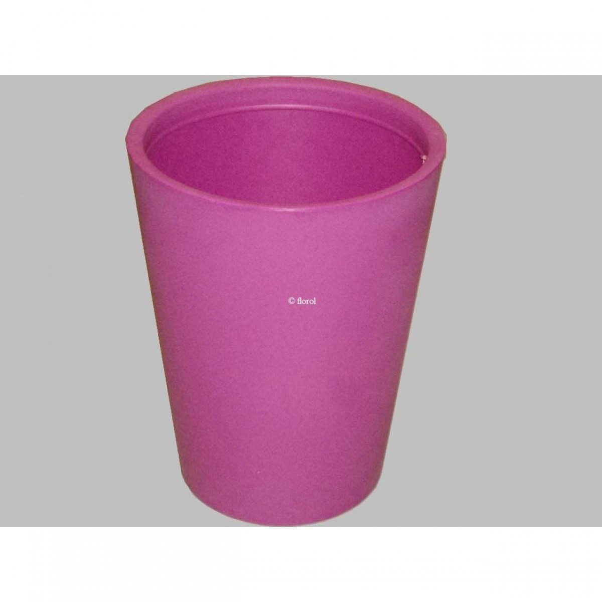 Pot plastique rotomoulé Zamora Ø 49 x ht 66 cm fuchsia. Pot plastique rotomoulé Zamora Ø 49 x ht 66 cm fuchsia.