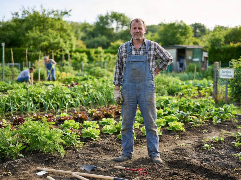 Jardinier qui a mal au dos