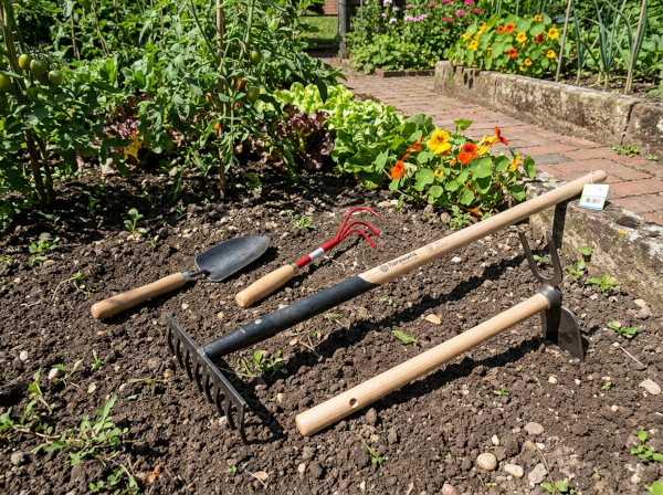 Outils de jardin de taille intermédiaire pour soulager le dos